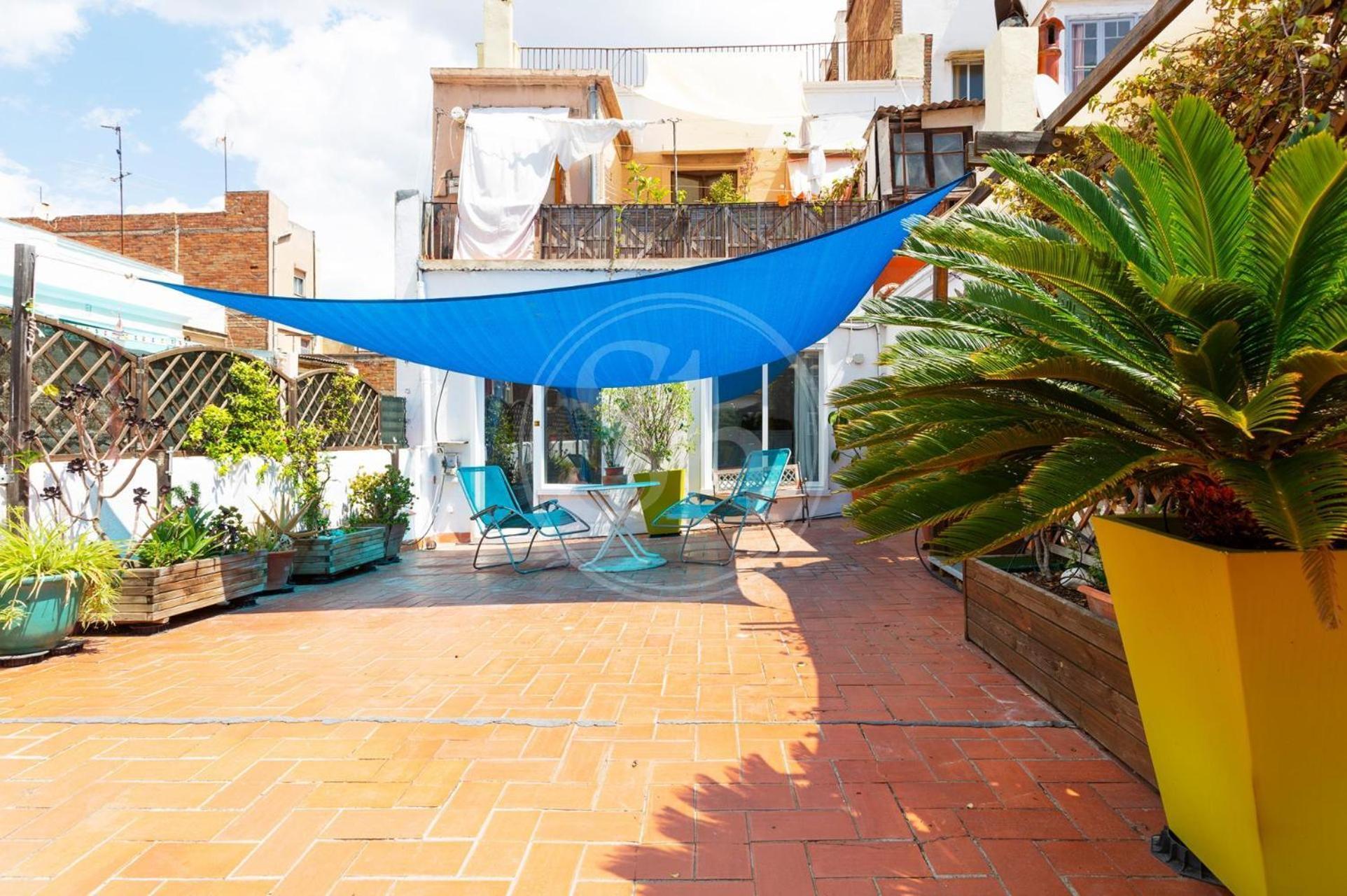 Apartamento Con Terraza En Poble Sec Barcelona Buitenkant foto