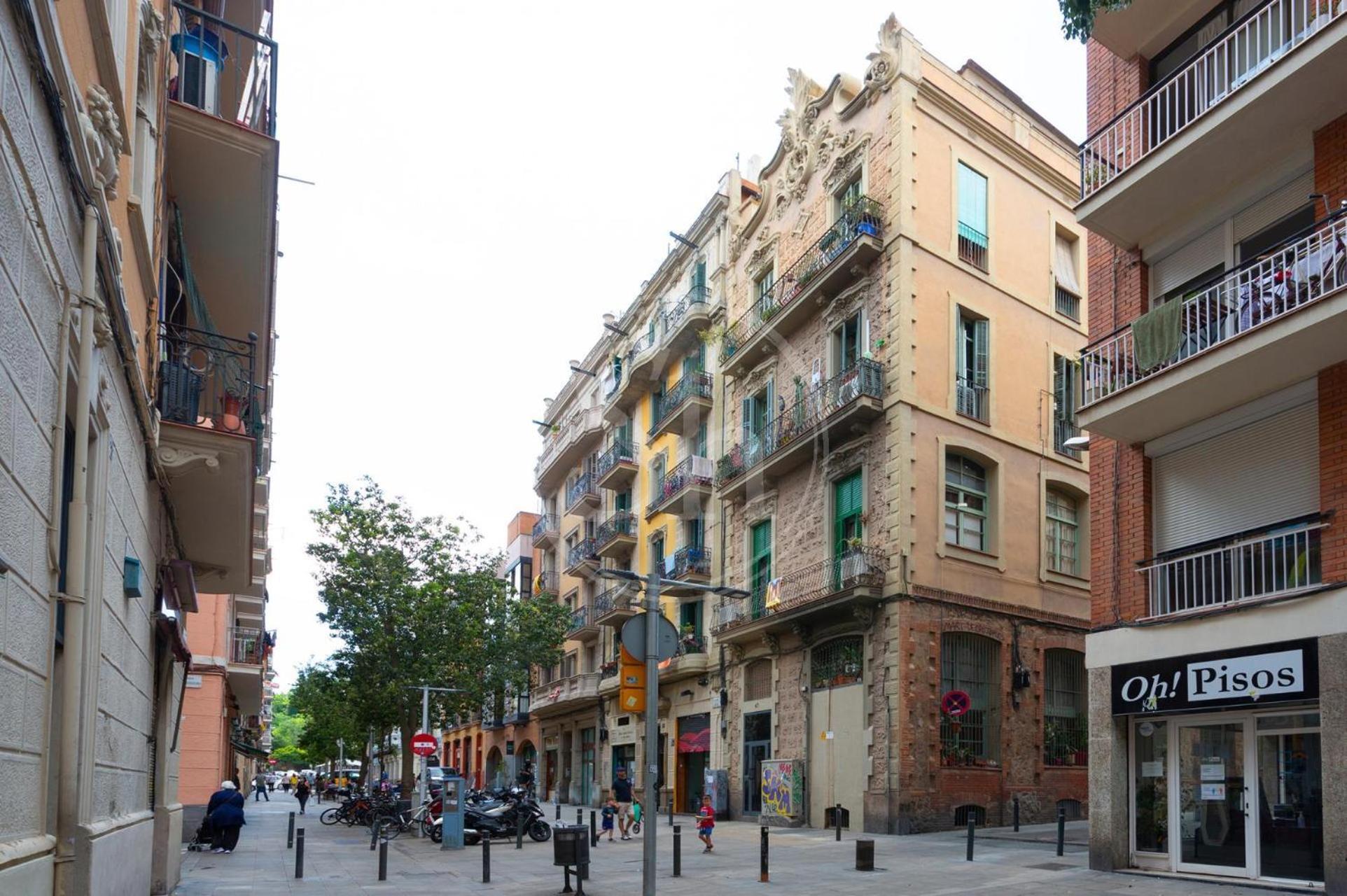 Apartamento Con Terraza En Poble Sec Barcelona Buitenkant foto